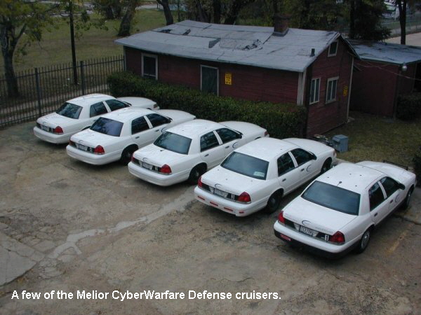 A few of the Melior CyberWarfare Defense cruisers.