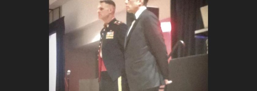 Tesla CEO Elon Musk delivered a sobering speech to US Marines by surprise