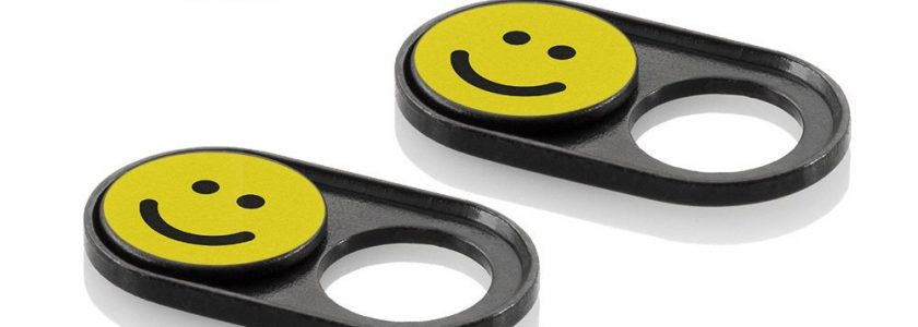 Webcam Cover: Swiss-Made Sliding Smiley (and a lot better than post-it notes)