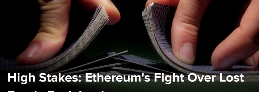 Blockwart: Ethereum is facing what might be its biggest tech crisis in some time, with developers split over whether software changes should recover lost funds.