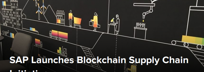 SAP Launches Blockchain Supply Chain Initiative