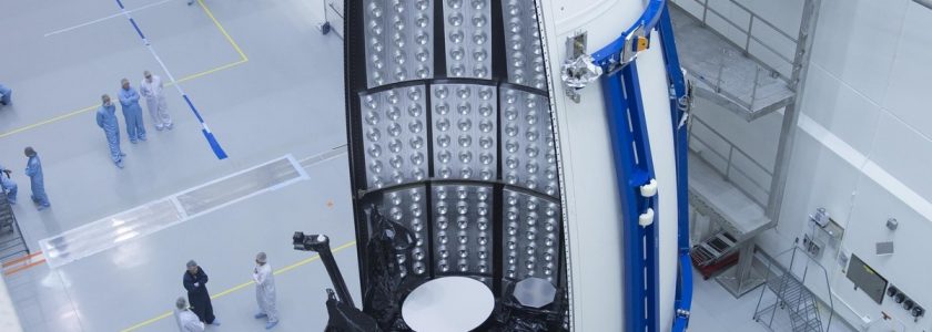 The US Air Force’s Next Secure AEHF Communications Satellite Arrives In Florida