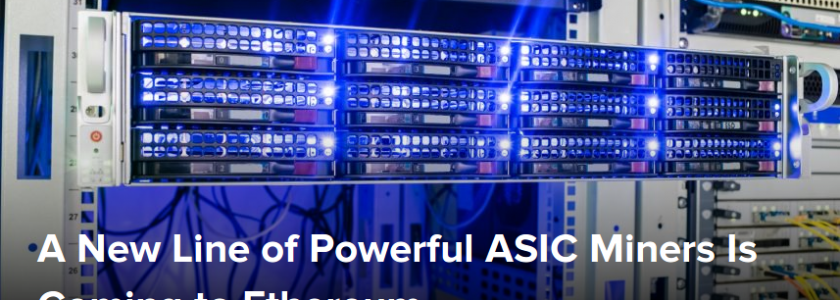 “Linzhi” & “Project Lavasnow”: A New Line of Powerful ASIC Miners Is Coming to Ethereum