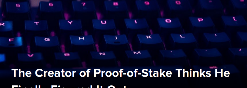 “SPoS”: Pseudonymous Creator of Proof-of-Stake Thinks He Finally Figured It Out