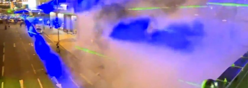Hong Kong Protesters Use Lasers to Block Facial Recognition Tech