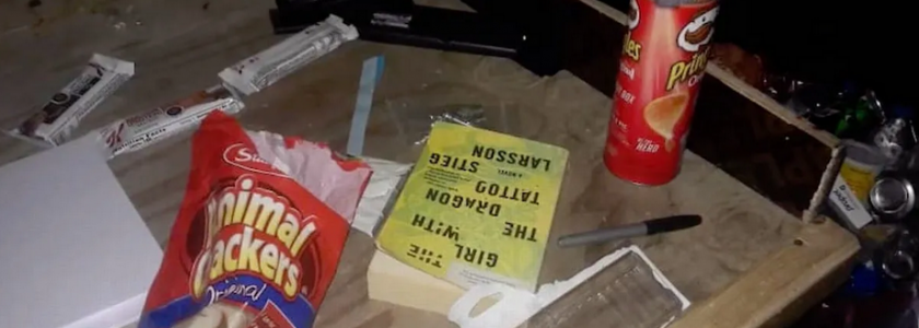 Russian Media Video shows food, books, and drinks left behind at US base in Syria