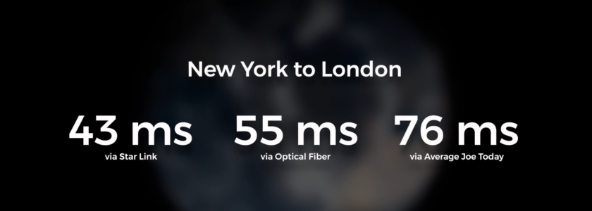 Wonder how SpaceX’s StarLink can achieve record low latency?